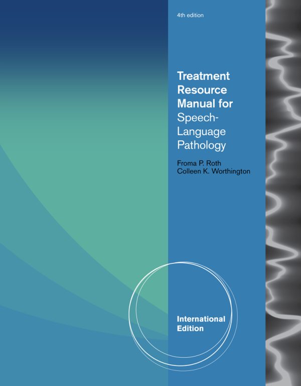 Treatment Resource Manual for Speech Language Pathology International Edition - Froma Roth