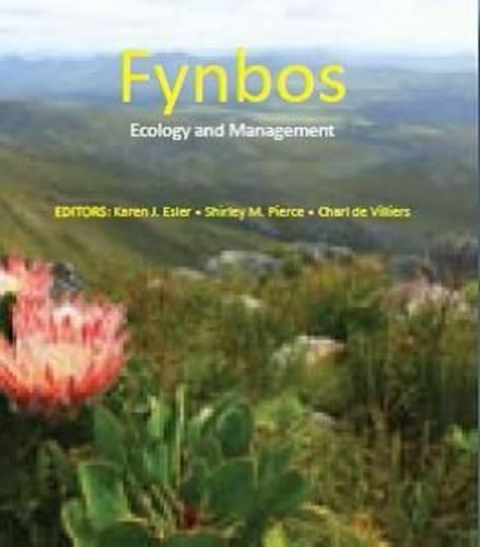 FYNBOS: ECOLOGY AND MANAGEMENT TPB - ESLER, KAREN J